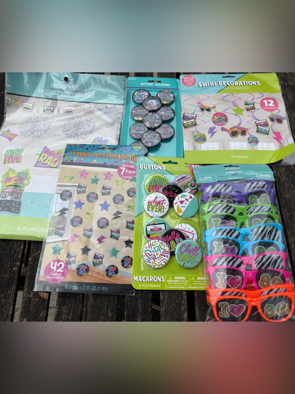 80's Party Decorations NEW